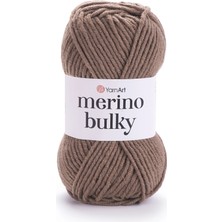 Yarnart Merino Bulky Sütlü Kahve Kışlık Kalın El Örgü Ipi 514