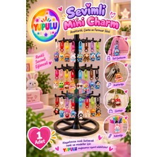 Yupulu Kawaii Sevimli Charm Anahtarlık, Çanta ve Fermuar Süsü | Renkli Mini Figür Charm Aksesuarı (Rastgele Gönderim