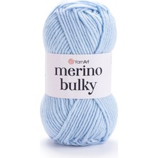 Yarnart Merino Bulky Bebe Mavisi Kışlık Kalın El Örgü Ipi 215