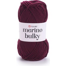 Yarnart Merino Bulky Vişne Çürüğü Kışlık Kalın El Örgü Ipi 577