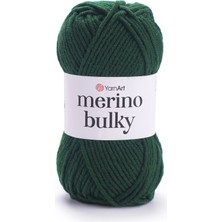 Yarnart Merino Bulky Zümrüt Yeşili Kışlık Kalın El Örgü Ipi 590