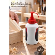 Yenilig 5 Adet Beyaz Ahşap Tutkalı – Su Bazlı Pva Wood Glue, Marangozluk Mobilya Montajı, Damlatmaz Uçlu 350 gr