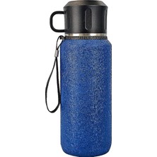 Yalıtımlı Paslanmaz Çelik Su Şişesi, 28OZ/800ML Seyahat, Okul ve Spor Salonu Için Çift Duvarlı ve Vakum Yalıtımlı Metalli Spor Su Şişeleri (Mavi)