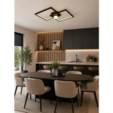 Vivense Özcan Aydınlatma Flush Armatür Siyah, 4157-5-19