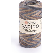 Yarnart Papiro Melange Renkli Kağıt Hobi El Örgü Ipi 2309