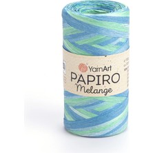 Yarnart Papiro Melange Renkli Kağıt Hobi El Örgü Ipi 2303
