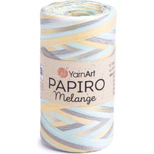 Yarnart Papiro Melange Renkli Kağıt Hobi El Örgü Ipi 2306