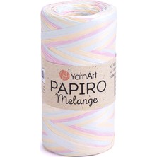 Yarnart Papiro Melange Renkli Kağıt Hobi El Örgü Ipi 2307