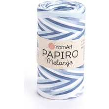 Yarnart Papiro Melange Renkli Kağıt Hobi El Örgü Ipi 2311