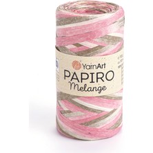 Yarnart Papiro Melange Renkli Kağıt Hobi El Örgü Ipi 2301