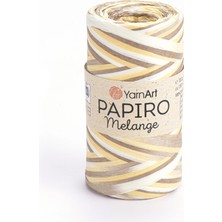 Yarnart Papiro Melange Renkli Kağıt Hobi El Örgü Ipi 2313
