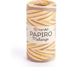 Yarnart Papiro Melange Renkli Kağıt Hobi El Örgü Ipi 2308
