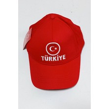 Depo Trend Depotrend Ay Yıldız Nakışlı Kırmızı Türkiye Şapkası