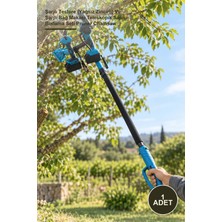 Yenilig 1 Adet Kablosuz Bahçe Seti – Şarjlı Testere (Yağsız Zincirli) ve Şarjlı Bağ Makası Teleskopik Saplı Budama Seti Pruner Chainsaw