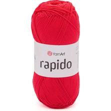 Yarnart Rapido Kırmızı Yazlık Ince El Örgü Ipi 693