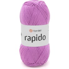 Yarnart Rapido Açık Mor Yazlık Ince El Örgü Ipi 684
