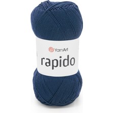 Yarnart Rapido Lacivert Yazlık Ince El Örgü Ipi 696