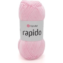 Yarnart Rapido Toz Pembe Yazlık Ince El Örgü Ipi 687