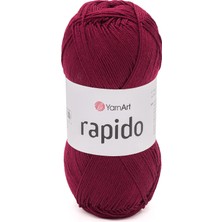 Yarnart Rapido Bordo Yazlık Ince El Örgü Ipi 692