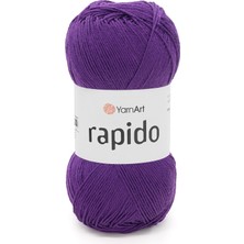 Yarnart Rapido Mor Yazlık Ince El Örgü Ipi 682