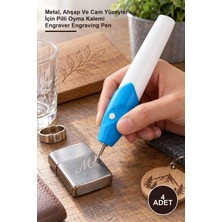 Yenilig 4 Adet Gravür Oyma Kalemi – Metal, Ahşap ve Cam Yüzeyler Için Pilli Oyma Kalemi Engraver Engraving Pen