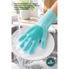 Yenilig 10 Adet Silikon Isıya Dayanıklı Çok Amaçlı Bulaşık Eldiven Fırçası – Isıya Dayanıklı Eldiven, Bulaşık Temizleme Fırçası, Multi-Purpose Glove, Magic Gloves
