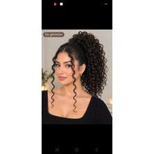 Handmade E Yapımı Afro Saç Süngere Elle Işlenmiştir Dökülme Yapmaz Yeni Model Saç Günlük KULLANIMAUYGUNDUR25 cm