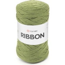Yarnart Ribbon Zeytin Yeşili Hobi El Örgü Ipi 787
