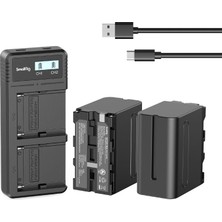 Smallrig 3823 Sony NP-F970 Batarya + Şarj Kiti