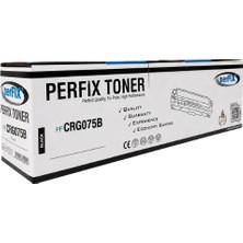 TeknoKapsül Pfx Canon CRG-075 - Chipli 6365C002 Siyah Toner 1,4k