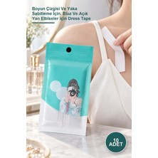 Yenilig 10 Adet Elbise Sabitleyici Bant – Boyun Çizgisi ve Yaka Sabitleme Için, Bluz ve Açık Yan Elbiseler Için Dress Tape