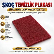 Torna Türk Skoç Bez Plaka Keçe Kırmızı