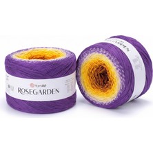 Yarnart Rosegarden Renkli Yazlık El Örgü Ipi 338