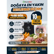 GurmeRAW | Barf Plus Extra + Barf Plus |1 kg Porsiyonlu | Premium Çiğ Köpek Maması