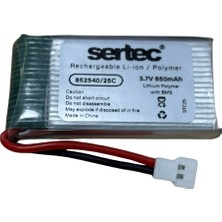 Melonika Sertec / 852540 / 3.7V - 650MAH - 20C Beyaz Soket Clz