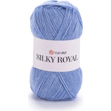 Yarnart Silky Royal Mavi Yumuşak El Örgü Ipi 443