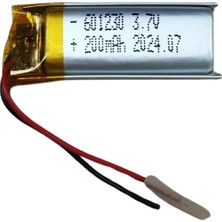 Melonika Sertec 601230 3.7V 200 Mah Li-Polymer Pil (DEVRELI/1.5A) Clz