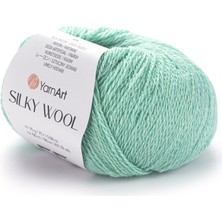 Yarnart Silky Wool Su Yeşili Ince Yumuşak El Örgü Ipi 340