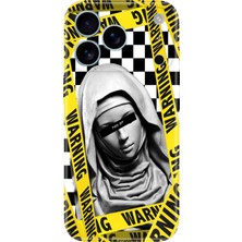 Senada iPhone 17 Pro / 18 Pro Kılıf Desenli Baskılı Tpu Rubber Kapak Silikon Digital Art
