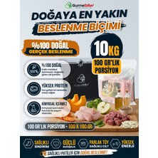 GurmeRAW | Barf Plus Extra + Barf Plus | 100 gr Porsiyonlu | Premium Çiğ Köpek Maması