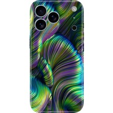 Senada iPhone 17 Pro / 18 Pro Kılıf Desenli Baskılı Tpu Rubber Kapak Silikon Holographic