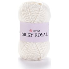 Yarnart Silky Royal Beyaz Yumuşak El Örgü Ipi 447