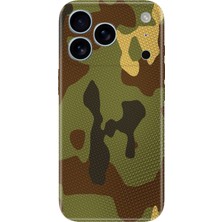 Senada iPhone 17 Pro / 18 Pro Kılıf Desenli Baskılı Tpu Rubber Kapak Silikon Çöl Askeri