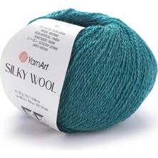 Yarnart Silky Wool Zümrüt Yeşili Ince Yumuşak El Örgü Ipi 339