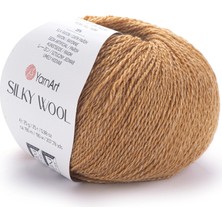 Yarnart Silky Wool Karamel Ince Yumuşak El Örgü Ipi 345