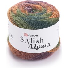 Yarnart Stylish Alpaca Renkli El Örgü Ipi 7710