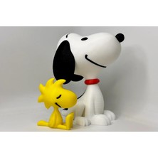 Axelon Peanuts Snoopy & Charlie Brown Figür Seti – Sarı Kuş Woodstock Masaüstü Dekoratif Obje