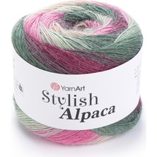 Yarnart Stylish Alpaca Renkli El Örgü Ipi 7706