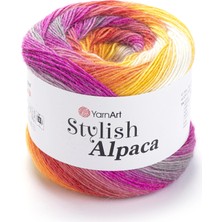 Yarnart Stylish Alpaca Renkli El Örgü Ipi 7719