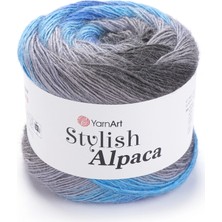 Yarnart Stylish Alpaca Renkli El Örgü Ipi 7709